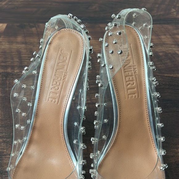 I AM JENNIFER LE Beyonce X Glacier Glass Slipper Heels size 43/13 - Picture 8 of 12